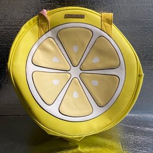 Poppy & Peonies Lemon Cooler Bag